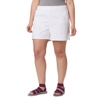 Dámské Kraťasy Columbia Firwood Camp II Plus Size Bílé TNPXYB623